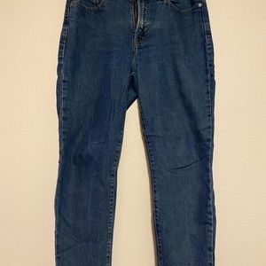 Old Navy Size 10 High Rise Straight Leg Blue Jeans